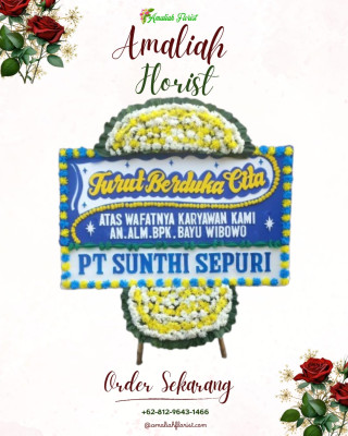 Papan Bunga Duka di Mewoluk